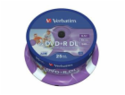 1x25 Verbatim DVD+R Double Layer 8x Speed, printable, 8,5GB