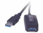 PREMIUMCORD USB 3.0 repeater a prodlužovací kabel A/M-A/F 5m