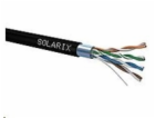 Solarix venkovní FTP, Cat5E, drát, PE, box 305m SXKD-5E-F...