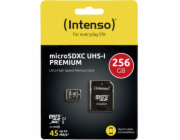 Intenso microSDXC Cards    256GB Class 10 UHS-I Premium