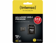 Intenso microSDXC Cards    512GB Class 10 UHS-I Premium