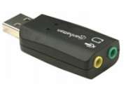 MANHATTAN Zvuková karta USB 3-D Sound Adapter