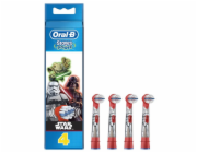 ORAL-B KIDS EB10-4 STAR WARS Replacement toothbrush tips 4 pc(s) Red