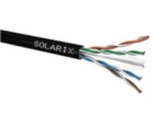 Solarix Kabel CAT6 UTP PE Fca venkovní 500m/cívka SXKD-6-...