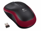 Logitech Wireless Mouse M185, red