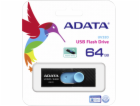 ADATA Flash disk UV320 64GB / USB 3.1 / černo-modrá