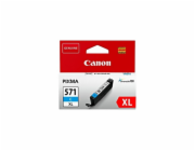 CANON CARTRIDGE CLI-571XL C azurová pro PIXMA MG575x, MG685x, MG775x, TS505x, TS605x, TS805x, TS905x (715 str.)