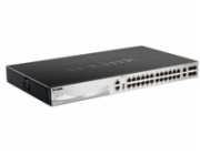 D-Link DGS-3130-30TS D-Link DGS-3130-30TS/E L3 Stackable Managed Gigabit Switch, 24x gigabit, 2x 10GBASE-T, 4x SFP+