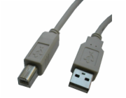 DATACOM Cable USB 2.0 3m A-B (pro tiskárny)