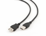 Gembird 3m USB 2.0 A M/FM USB kabel USB A Černá