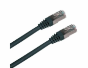 Patch cord FTP cat5e 1M černý