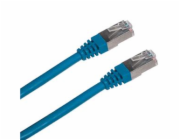 Patch cord FTP cat5e 0,5M modrý