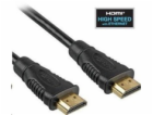 PremiumCord HDMI High Speed + Ethernet kabel, zlacené kon...