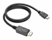 C-TECH CB-DP-HDMI-10 kabel DisplayPort/HDMI, 1m, černý