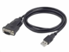 GEMBIRD Kabel adapter USB-serial 1,5m 9 pin (com), černý