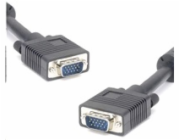 PremiumCord Kabel k monitoru HQ (Coax) 2x ferrit,SVGA 15p, DDC2,3xCoax+8žil, 10m