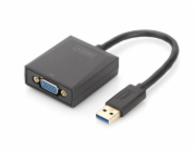 Digitus Adaptér USB 3.0 na VGA, vstupní USB 1080p, výstupní VGA