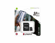 Kingston 64GB SDXC U1 V10 CL10 100MB/s