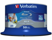 1x50 Verbatim BD-R Blu-Ray 25GB 6x Speed DL Wide Printable CB