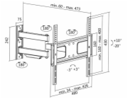 LOGILINK BP0014 LOGILINK - TV wall mount, 32-55, max. 50 kg