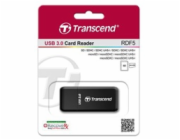 TRANSCEND Card Reader F5, USB 3.0, Black