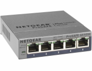 NETGEAR GS105E-200PES síťový přepínač Řízený L2/L3 Gigabit Ethernet (10/100/1000) Šedá