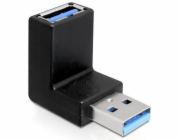 Redukce USB 3.0. A/M  - USB 3.0 A/F pod úhlem 90