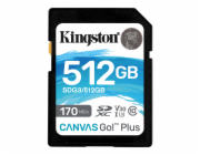 KINGSTON 512GB SDXC Canvas Go! Plus 170R/90W CL10 U3 V30