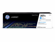 HP toner 207X (azurový, 2450str) pro HP Color LaserJet Pro M255/MFP M282/ M283