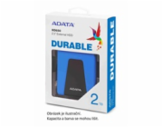 ADATA Externí HDD 1TB USB 3.1 DashDrive Durable HD650, modrý (gumový, nárazu odolný)