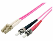 Vybavit LC Fiber Optic Patchcord - St Multimode Duplex OM4, 5M (255545)