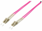 Vybavit LC Fiber Optic Patchcord - LC, Multi -Mode, 50/12...