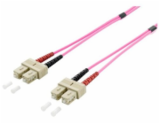 Equip Patchcord Fiber Optic SC - SC Multimode Duplex OM4, 5M (25525)