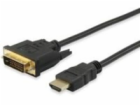 Equip kabel HDMI - DVI-D 10m černý (119329)