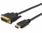 Equip kabel HDMI - DVI-D 10m černý (119329)