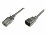 Digitus Prodlužovací napájecí kabel, C14 - C13 M / F, 1,8 m, H05VV-F3G 0,75qmm, bl