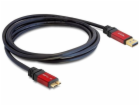 Delock USB kabel USB-A - miniUSB 2 m Červený Černý (82761)