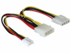 Delock Y-kabel napájení Molex 4pin samec > Molex 4pin sam...