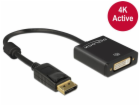 ADAPTER DISPLAYPORT(M) 1.2->DVI(24+5)(F) 4K Active