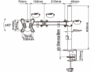 Equip stolní držák na monitor 13 - 27 (650151)