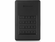 VERBATIM Externí HDD 2TB Incl.KEYPAD USB3.1 USB 3.0 GDPR