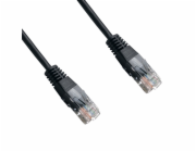 DATACOM Patch kabel UTP CAT6 0,25m černý