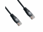 DATACOM patch cord UTP cat5e 2M černý