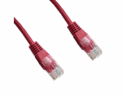 DATACOM Patch kabel UTP CAT5E 3m červený