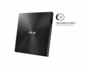 ASUS  External Slim SDRW-08U7M-U/BLACK/G/AS,  Retail, černá