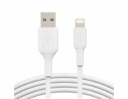 Belkin Lightning nab./sin. kabel 1m, PVC, bily, mfi cer.