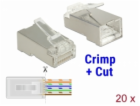 DeLOCK RJ-45 Crimp+Cut plug Cat.6 STP