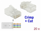 DeLOCK RJ-45 Crimp+Cut zástrčka Cat.5e UTP