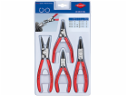 KNIPEX 002003V02 Kleště na pojistné kroužky - sada 4ks