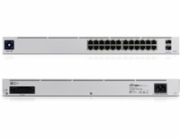 UBNT USW-Pro-24-POE Ubiquiti UniFi Switch Professional 24 PoE - 24x Gbit RJ45, 2x SFP+, 16x PoE 802.3af/at, 8x 802.3bt (PoE budget 400W)